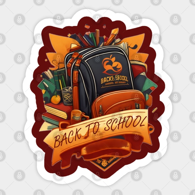 back to school Sticker by AOAOCreation